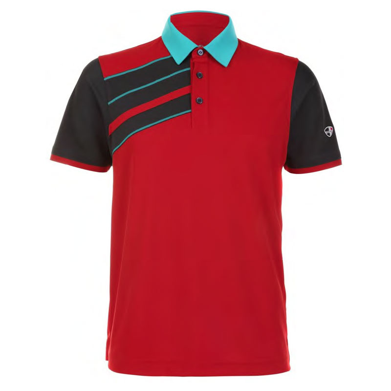 Mens Polo 80380771 Sport Red