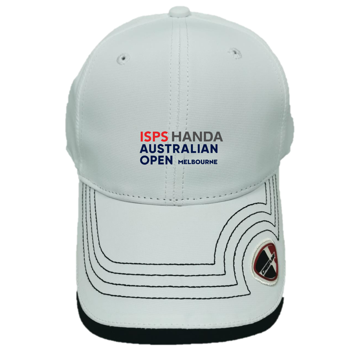 Mens Australian Open Cap with ISPS Handa Logo Crest Link Australia