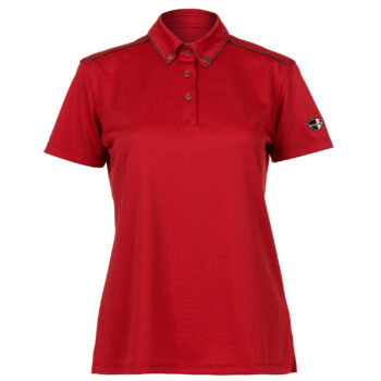 Ladies Polo 60381101 in Cherry Red