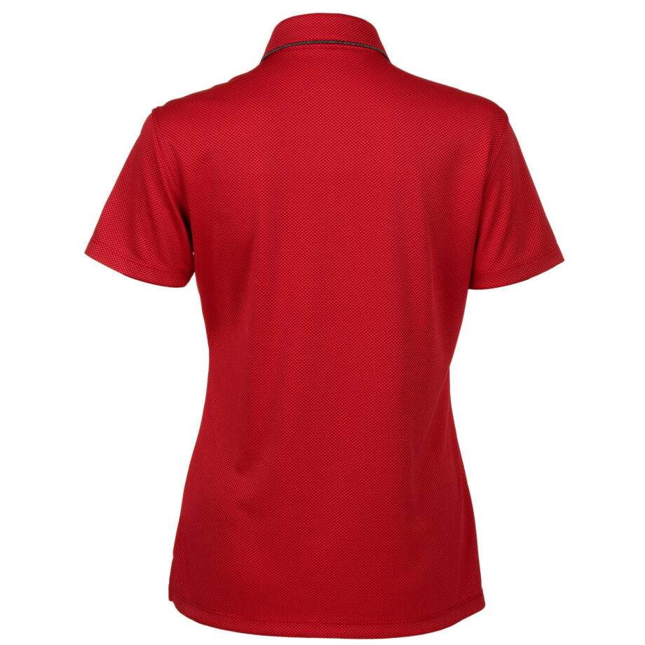 Ladies Polo 60381101 in Cherry Red - Back
