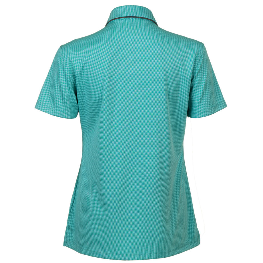 Ladies Polo 60381101 in Turquoise Green - Back