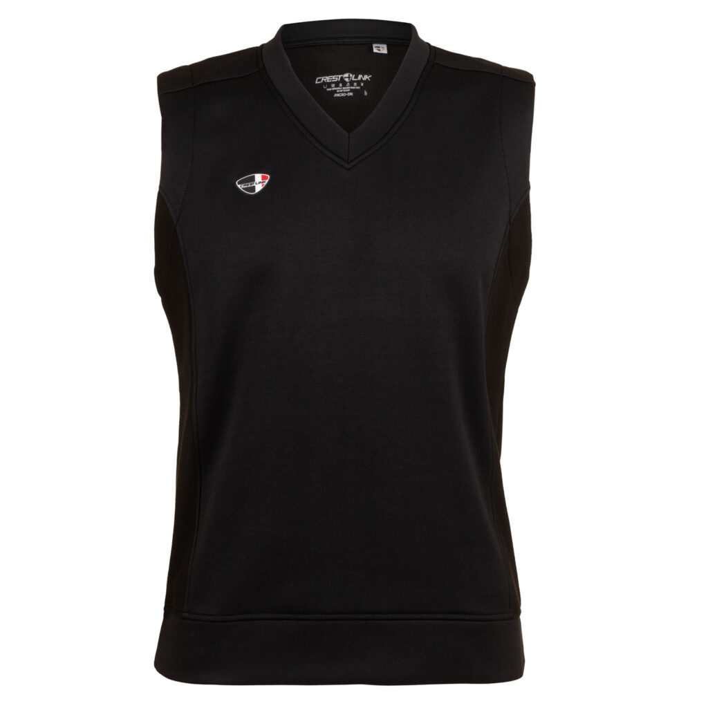 Pullover Vest 87181173 in Black Crest Link Australia
