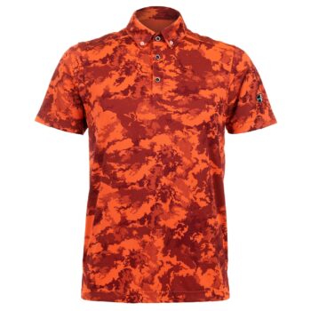 Mens Polo 80381190 in Hot Coral