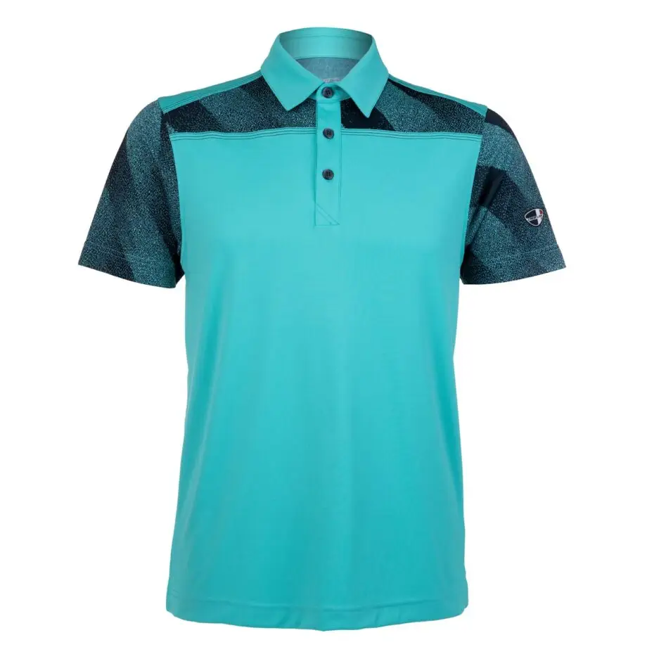 Mens Polo 80381370 in Green Sea